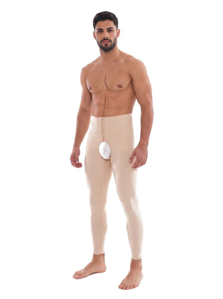 مشدّ بطني رجالي بأرجل · حتى الكاحل — صورة 2